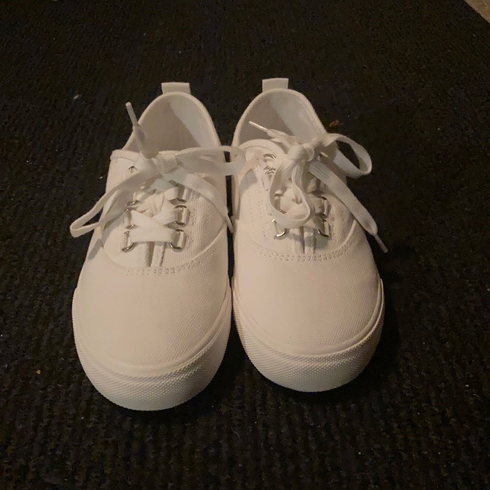Brand new J Crew white sneakers